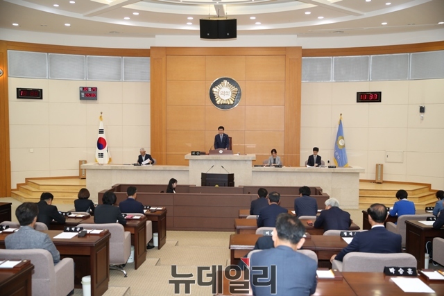 ▲ 18일 제7대 포항시의회가 제250회 임시회 개회 하고 3일간 의정활동으로 7대의회활동을 마무리를 한다.ⓒ뉴데일리