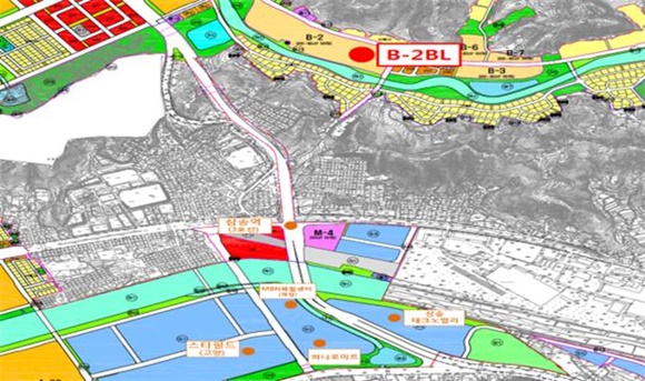 ▲ 고양시 삼송지구 B2블록 위치도. ⓒ국토교통부
