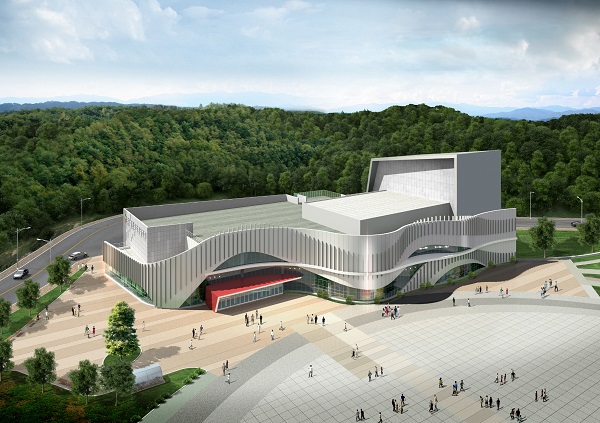 ▲ 영동 ‘복합문화예술회관’ 조감도.ⓒ영동군