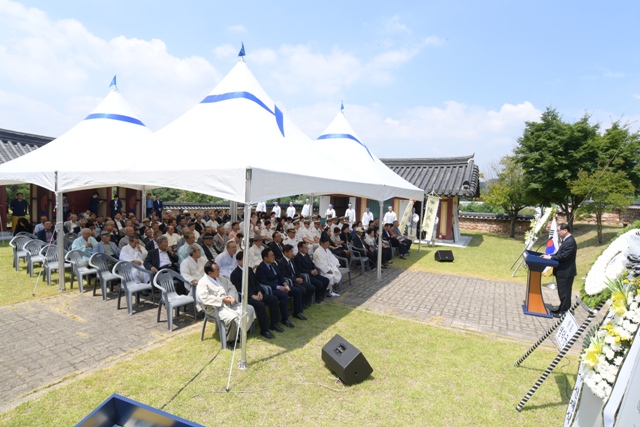 ▲ 의병장 신돌석장군 순국 110주기를 맞아 숭모제향 행사를 열었다.ⓒ영덕군