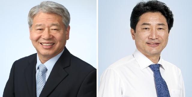 ▲ 서금택(외쪽)‧윤형권 세종시의원 당선자.ⓒ세종시선거관리위원회