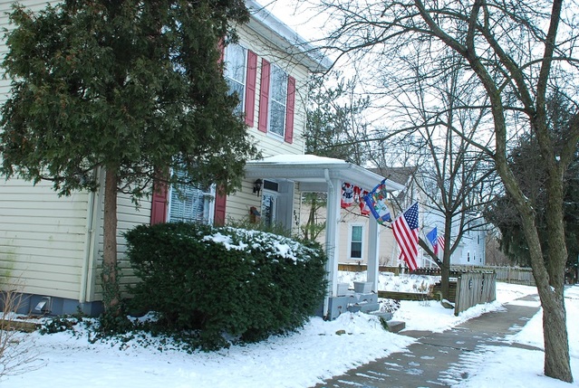 ▲ 미국 오하이오주 '파타스칼라'라는 작은 도시에서 만난 풍경. 미국에서는 평소에도 성조기를 내건 집을 흔하게 볼 수 있다.