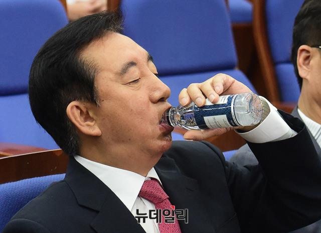 ▲ 자유한국당 김성태 당대표 권한대행 겸 원내대표. ⓒ뉴데일리 이종현 기자