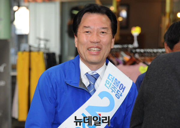 ▲ 정태호 신임 일자리 수석. 사진은 지난 2015년 국회의원 재보궐 선거에 출마할 당시 모습. ⓒ뉴데일리 DB