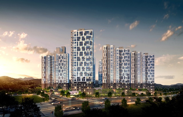 ▲ '당진수청 한라비발디 캠퍼스' 투시도. ⓒ한라