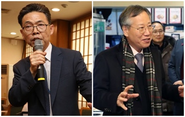 ▲ 홍장표 전 경제수석비서관과 반장식 전 일자리수석비서관. ⓒ뉴시스 DB