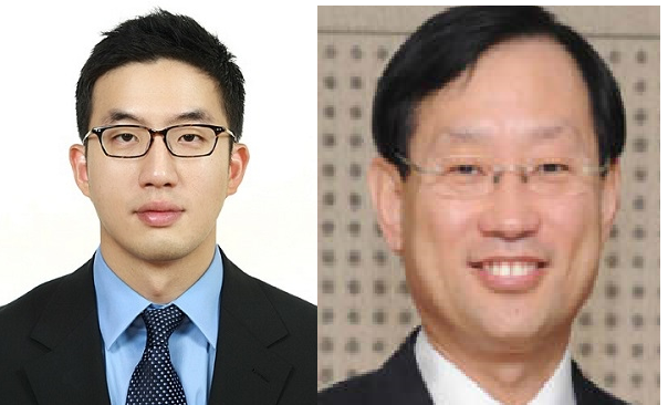 ▲ 구광모 ㈜LG 사내이사(좌)와 김상헌 ㈜LG 사외이사(우)