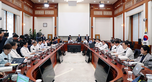 ▲ 문재인 대통령이 지난 3일 국무회의를 주재하는 모습. ⓒ청와대 제공