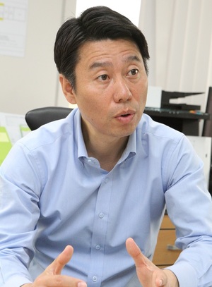 ▲ 현대아산의 북한 관광사업 실무를 총괄하고 있는 백천호 관광경협본부장.