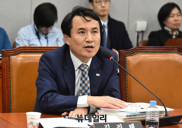▲ 자유한국당 김진태 의원. ⓒ뉴데일리 이종현 기자