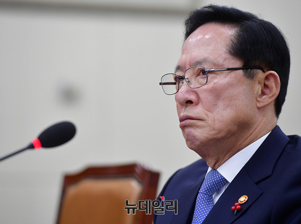 ▲ 송영무 국방부 장관. ⓒ뉴데일리 정상윤 기자