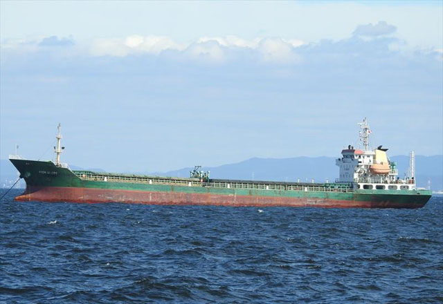 ▲ 세계 상선검색 사이트 '마린 트래픽'에 소개된 중국 화물선 '리치 글로리' 호의 모습. 북한산 석탄의 원산지를 위조해 한국에 들어왔던 선박이다. ⓒ마린 트래픽 화면캡쳐.