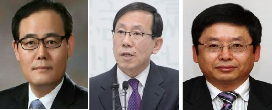 ▲ 박용권 공무원교육원장‧손권배 공주부시장‧박남신 논산부시장(좌로부터).ⓒ충남도