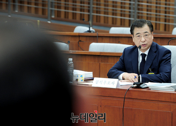 ▲ 서훈 국가정보원 원장이 지난해 5월 국회인사청문회에 참석한 모습. ⓒ뉴데일리 DB