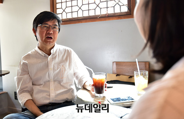 ▲ 천재 연구가 조성관 작가. ⓒ뉴데일리 정상윤 기자