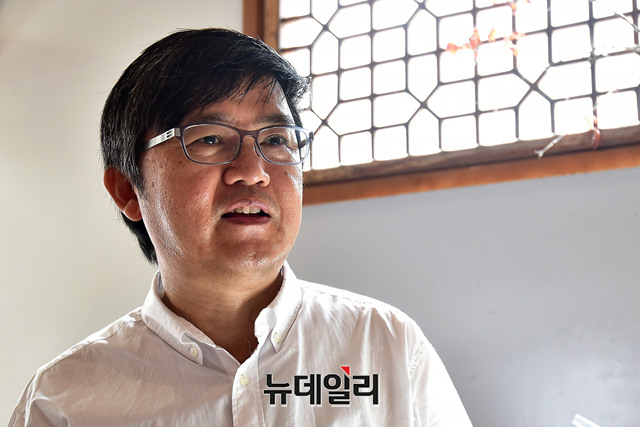 ▲ 의 저자 조성관. ⓒ뉴데일리 정상윤 기자