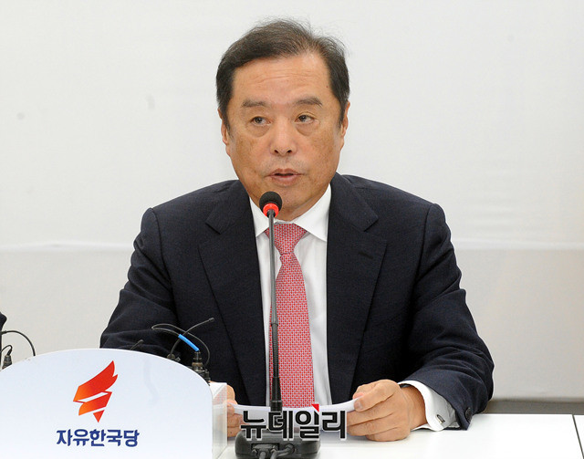 ▲ 김병준 자유한국당 비상대책위원장. ⓒ뉴데일리 DB