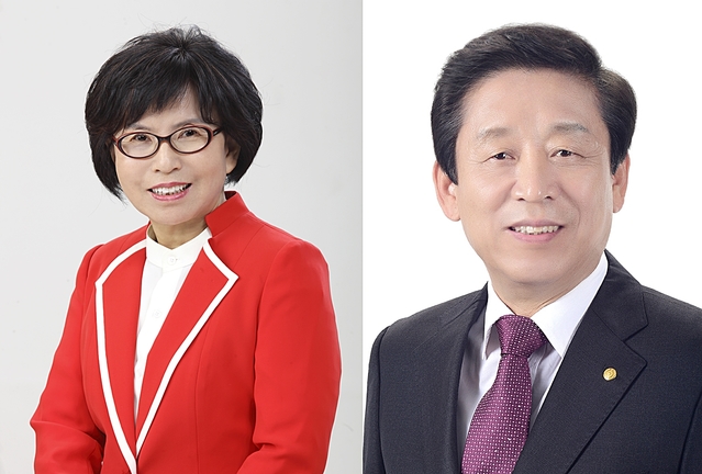 ▲ 사진 왼쪽부터 예산결산위원장 황순자 의원, 윤리특별위원장 송영헌 의원.ⓒ대구시의회