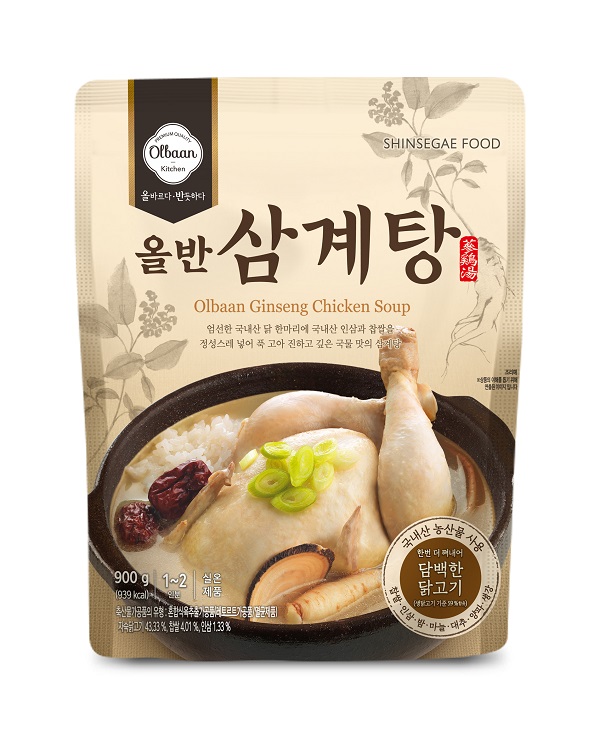 ▲ 올반 삼계탕ⓒ신세계푸드