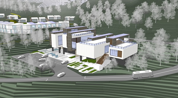 ▲ 스토리창작클러스터  교육동 투시도.ⓒ진천군