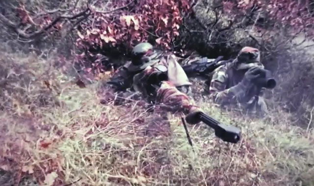 ▲ 터키 국방부 홍보영상에 등장하는 저격수. 이들은 의무복무 병사들이 아닌 직업군인들이다. ⓒ유튜브 터키군 홍보영상 캡쳐.