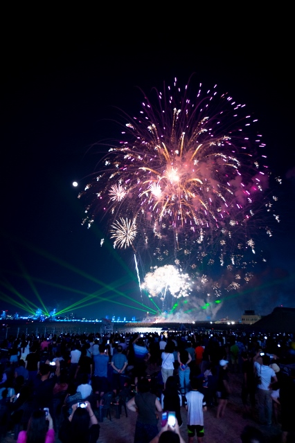▲ 2018 포항국제불빛축제 중 반짝반짝 퐝퐝쇼.ⓒ포항시
