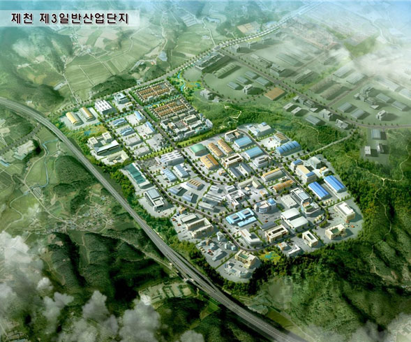 ▲ 충북개발공사가 오는 2022년 사업 준공을 목표 진행중인 제천3일반산업단지 조감도.ⓒ충북개발공사