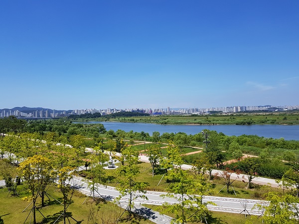 ▲ 세종시를 가로질러 흐르는 금강.ⓒ뉴데일리 충청본부 D/B