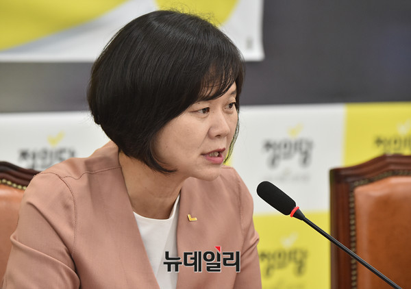 ▲ 이정미 정의당 대표. ⓒ뉴데일리 DB