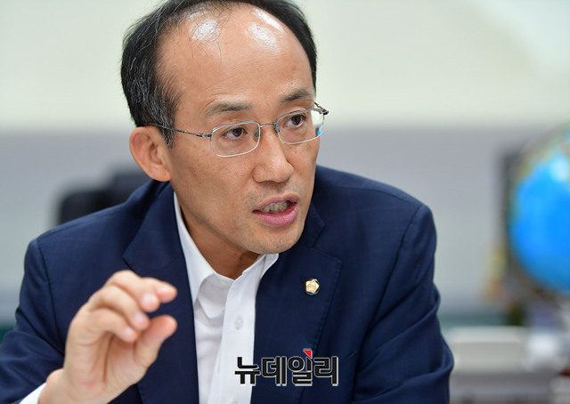 ▲ 자유한국당 추경호 의원. ⓒ뉴데일리 정상윤 기자