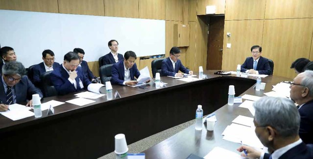 ▲ 정의용 청와대 국가안보실장 주재로 국가안전보장회의(NSC) 상임위가 진행중이다. ⓒ뉴시스 DB