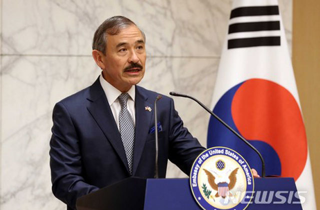 ▲ 해리 해리스 주한 美대사. 그는 