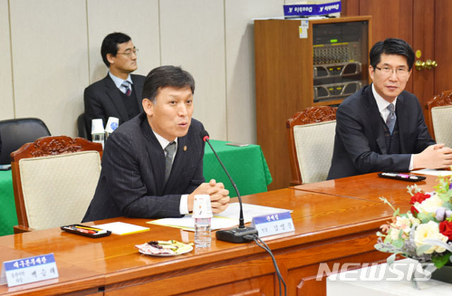 ▲ 김영문 관세청장. 2005년 노무현 정권 당시 청와대 행정관을 지냈다. ⓒ뉴시스. 무단전재 및 재배포 금지.