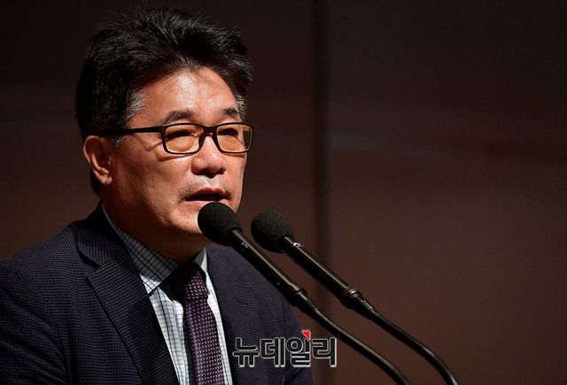 ▲ 김용삼 박정희대통령기념재단 기획실장.ⓒ뉴데일리 정상윤 기자