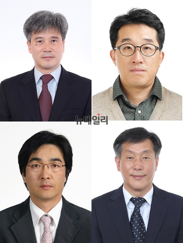 ▲ 최우규 신임 연설기획비서관과 유민영 신임 홍보기획비서관, 김봉준 신임 인사비서관, 남요원 신임 문화비서관(윗줄 왼쪽부터) ⓒ