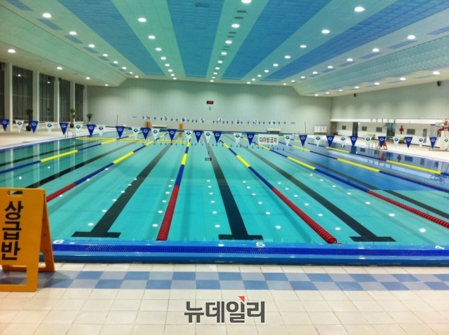▲ 포항수영장 내부 모습.ⓒ뉴데일리