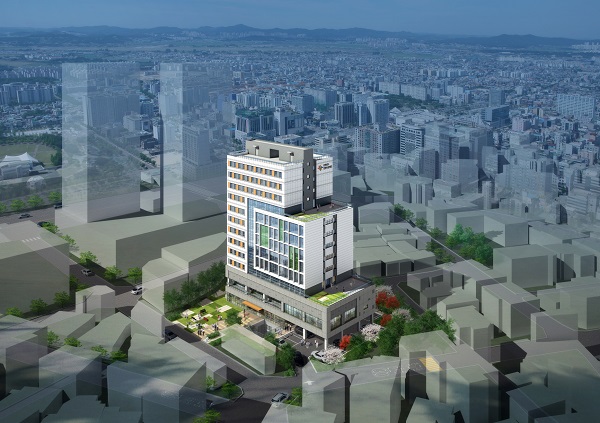 ▲ 충남도 서울학생기숙사 조감도.ⓒ충남도