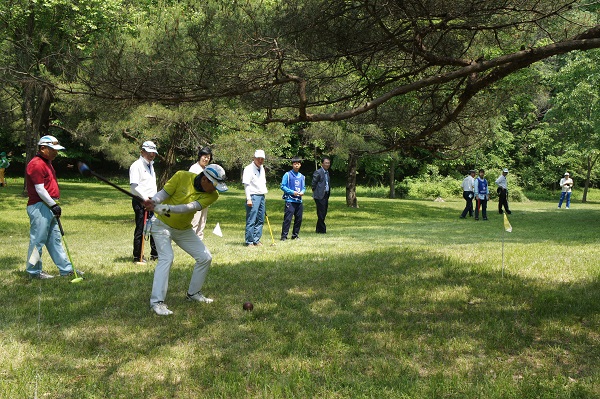 ▲ 2017년 제6회 한국오픈 국제우드볼대회 장면.ⓒ보은군