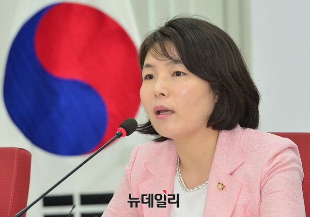 ▲ 전희경 자유한국당 의원. ⓒ뉴데일리 공준표