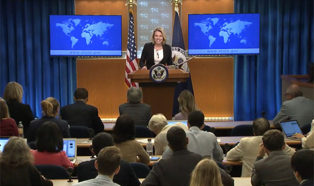 ▲ 헤더 노어트 美국무부 대변인은 정례브리핑을 통해 