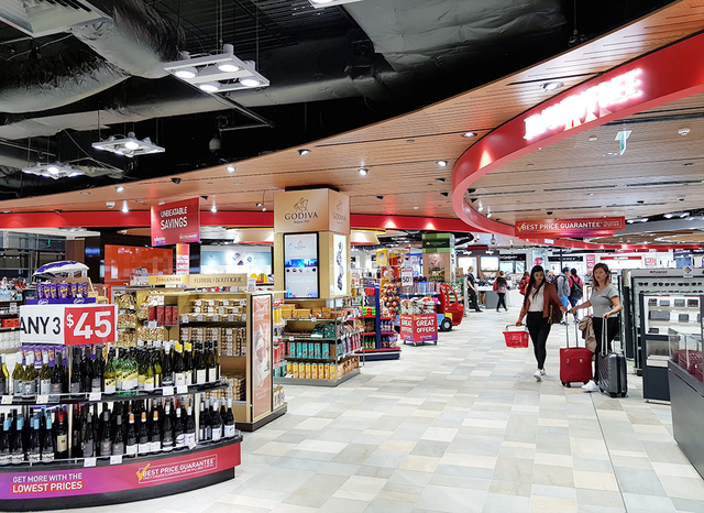 ▲ JR Duty Free 호주 브리즈번 공항점. ⓒ롯데면세점