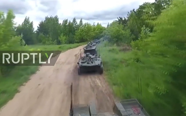 ▲ 9월 중 시베리아 일대에서 실시할 예정인 '보스토크-18' 훈련 관련 보도화면. ⓒ러시아 공영 RT 유튜브 채널 캡쳐.