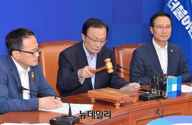 ▲ 더불어민주당 이해찬 대표. ⓒ뉴데일리 공준표 기자