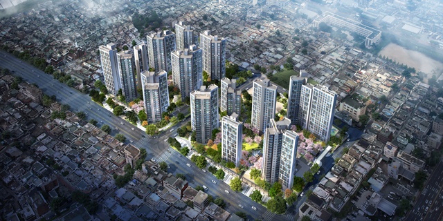 ▲ '대구 평리4구역 재개발 사업' 조감도. ⓒ한라