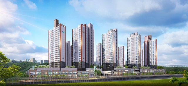 ▲ '신동백 두산위브 더제니스' 투시도. ⓒ두산건설