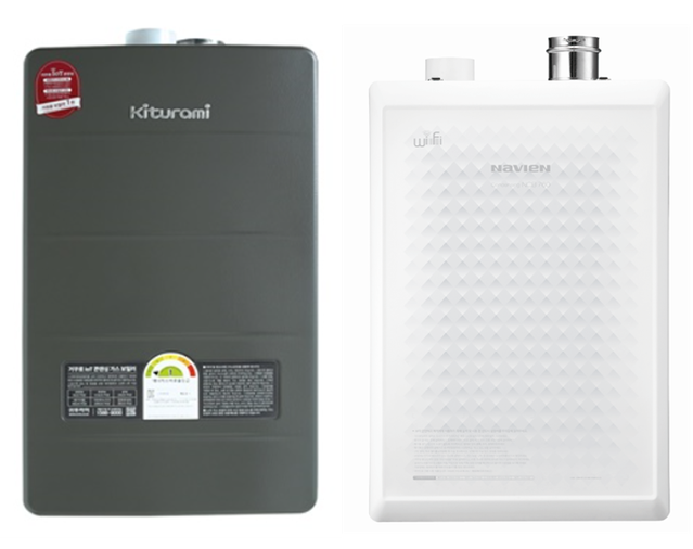 ▲ 귀뚜라미, 경동나비엔 최근 출시 제품 (왼쪽부터) ⓒ 각 사