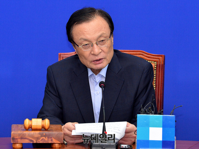 ▲ 더불어민주당 이해찬 대표. ⓒ뉴데일리 공준표 기자