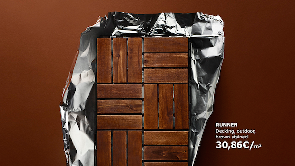 ▲ 이케아 ‘CHOKLAD MÖRK’ 다크 초콜릿 캠페인 ⓒACNE