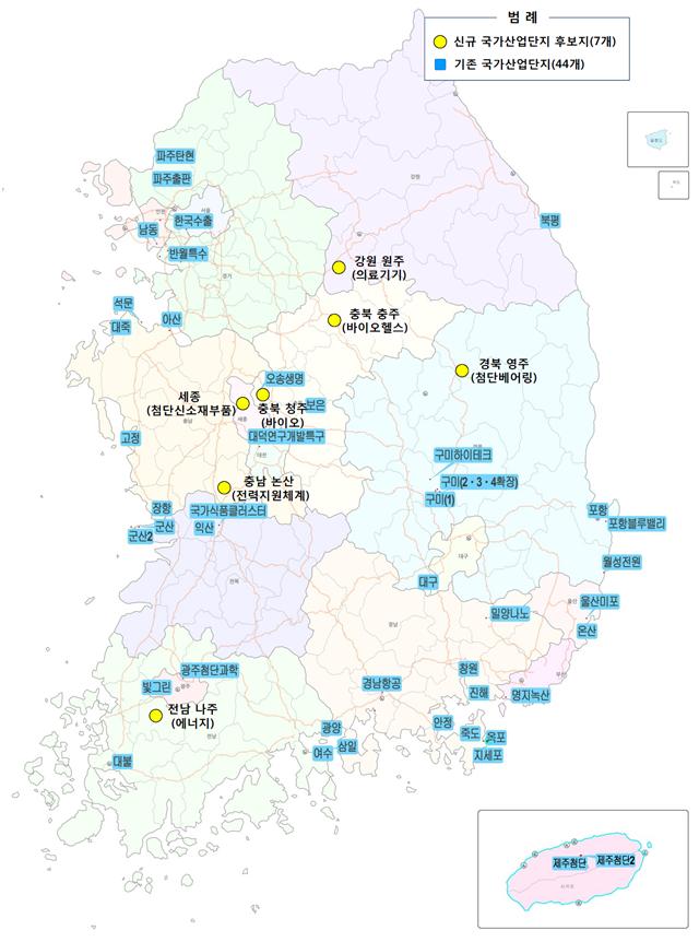 ▲ 국가산단 위치도. ⓒ국토교통부