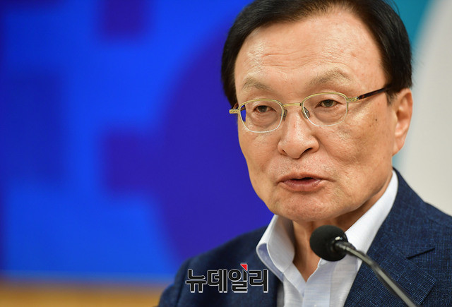 ▲ 더불어민주당 이해찬 대표. ⓒ뉴데일리 정상윤 기자